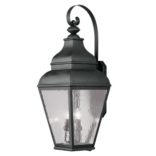 Exeter 37 Inch Tall 4 Light Outdoor Wall Light by Livex Lighting